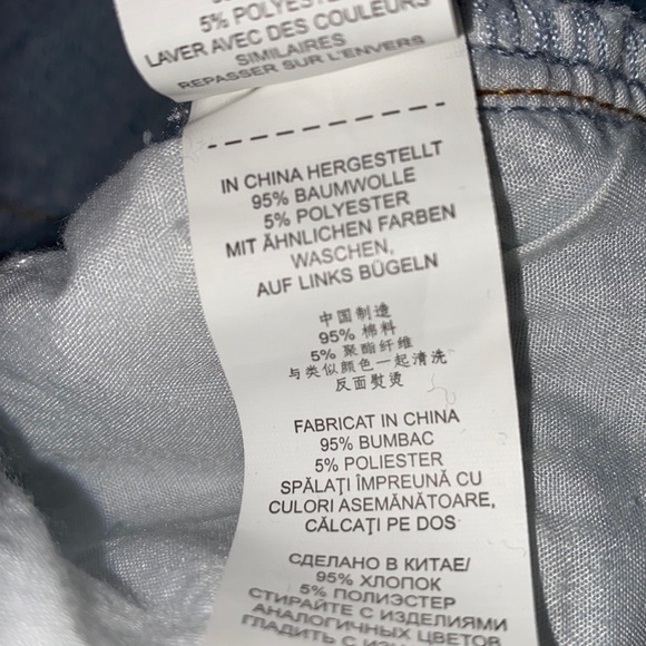 Missguided Light Blue Distressed Denim Jean Short Skirt Size 4 - Picture 6 of 6